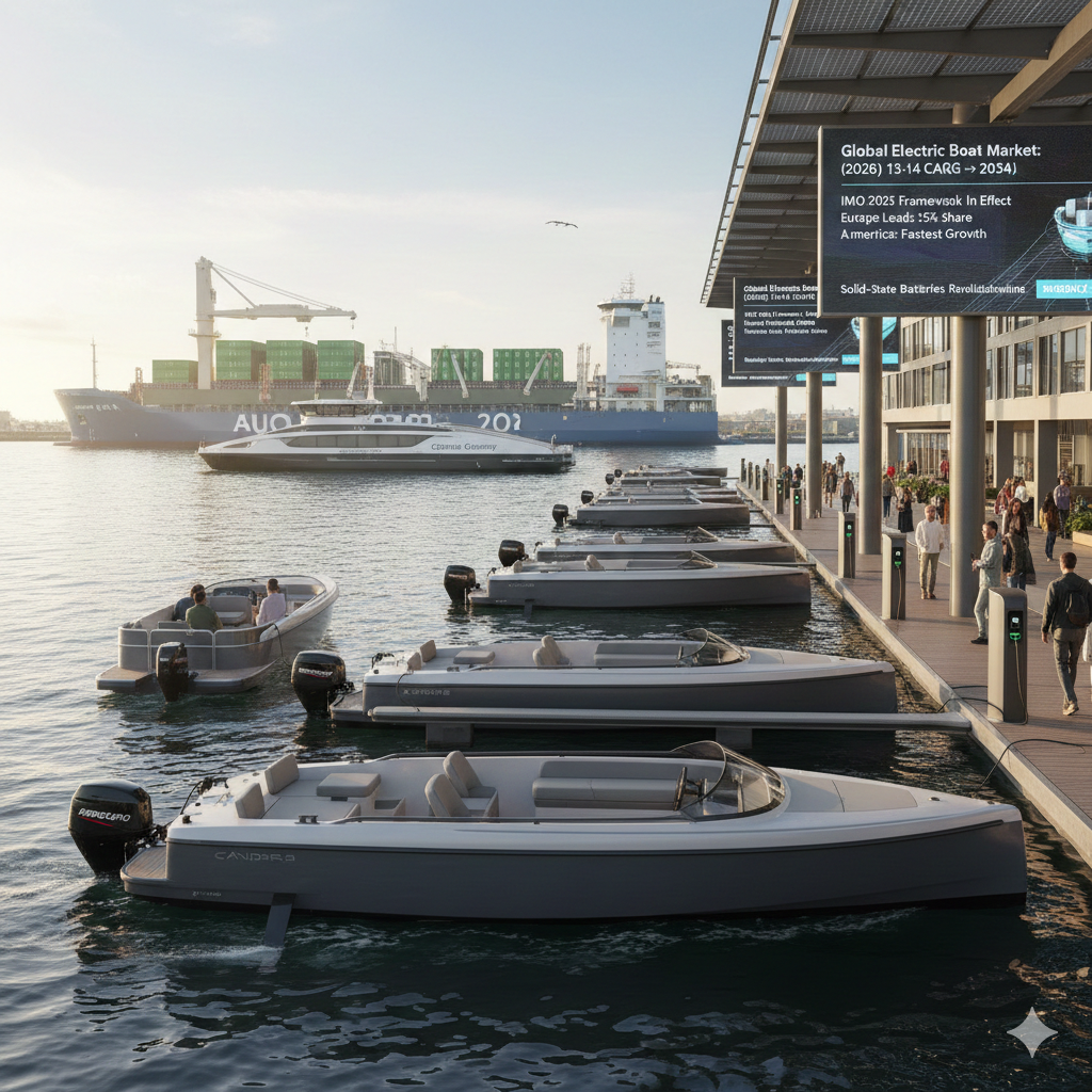 Global Electric Boat Market Set to Surge to USD 20.9 Billion by 2035 as Marine Electrification Revolution Takes Hold