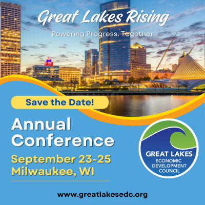 Great Lakes Economic Development Council Announces 2026 Great Lakes Rising Annual Conference in Milwaukee